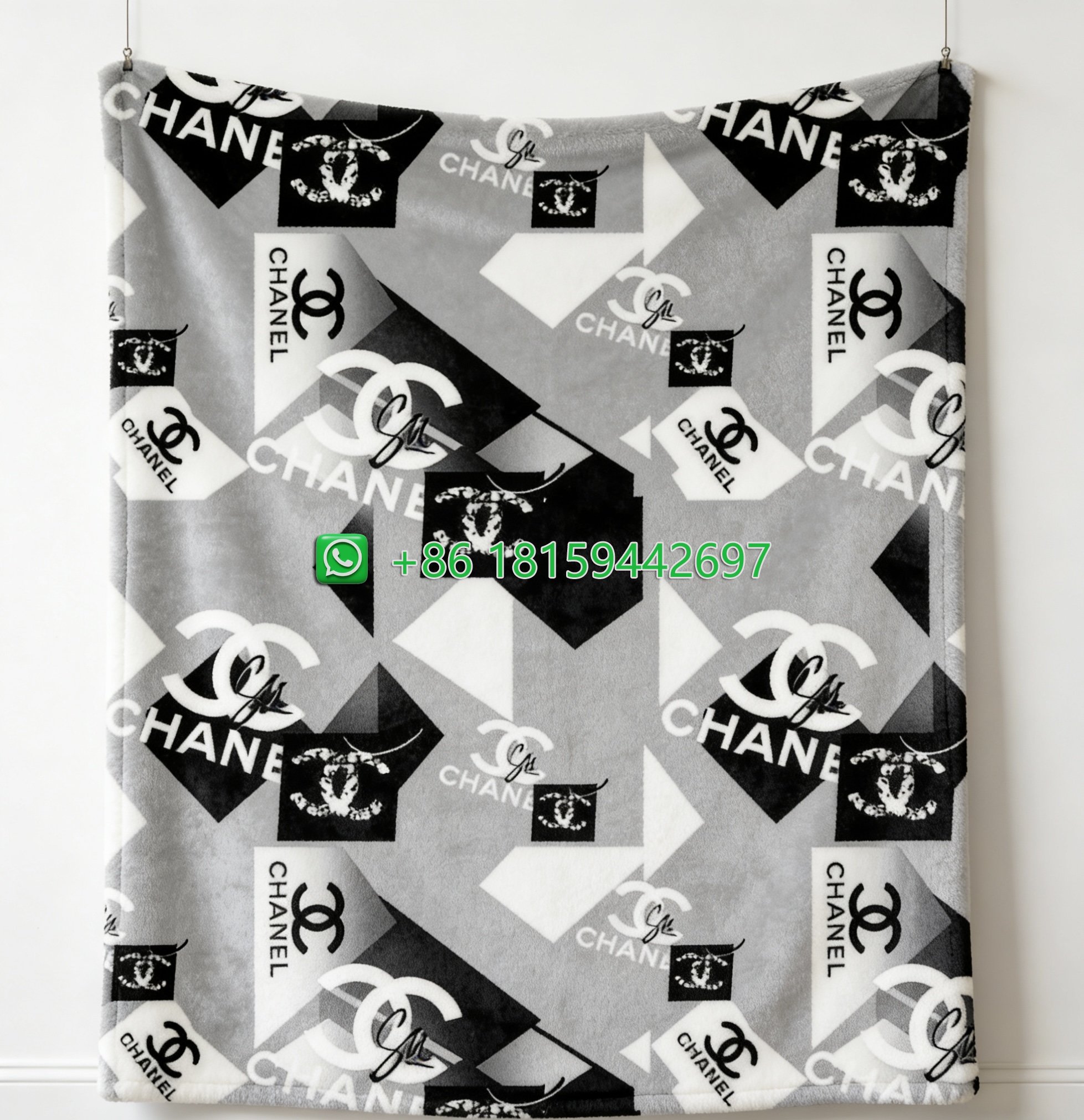 Chanel Throw Blankets